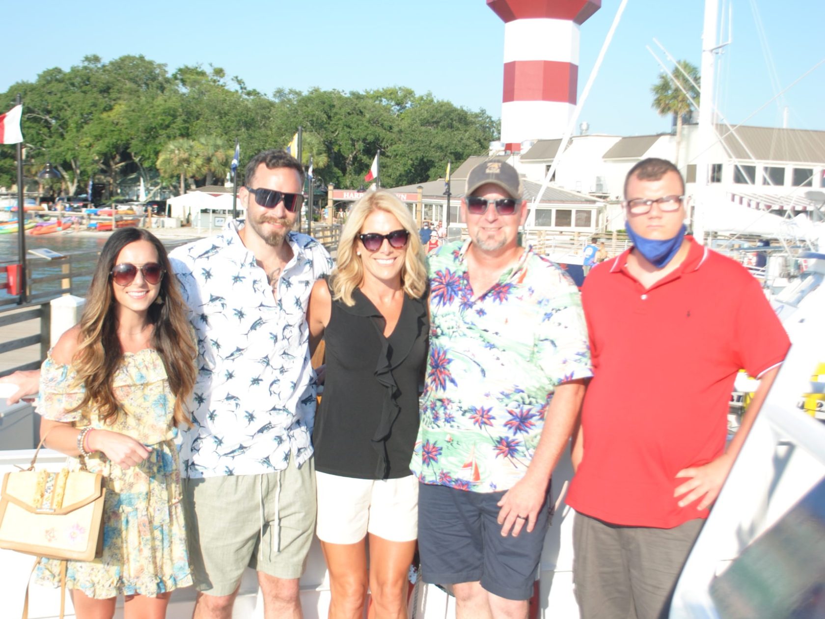 a group of people posing for the camera