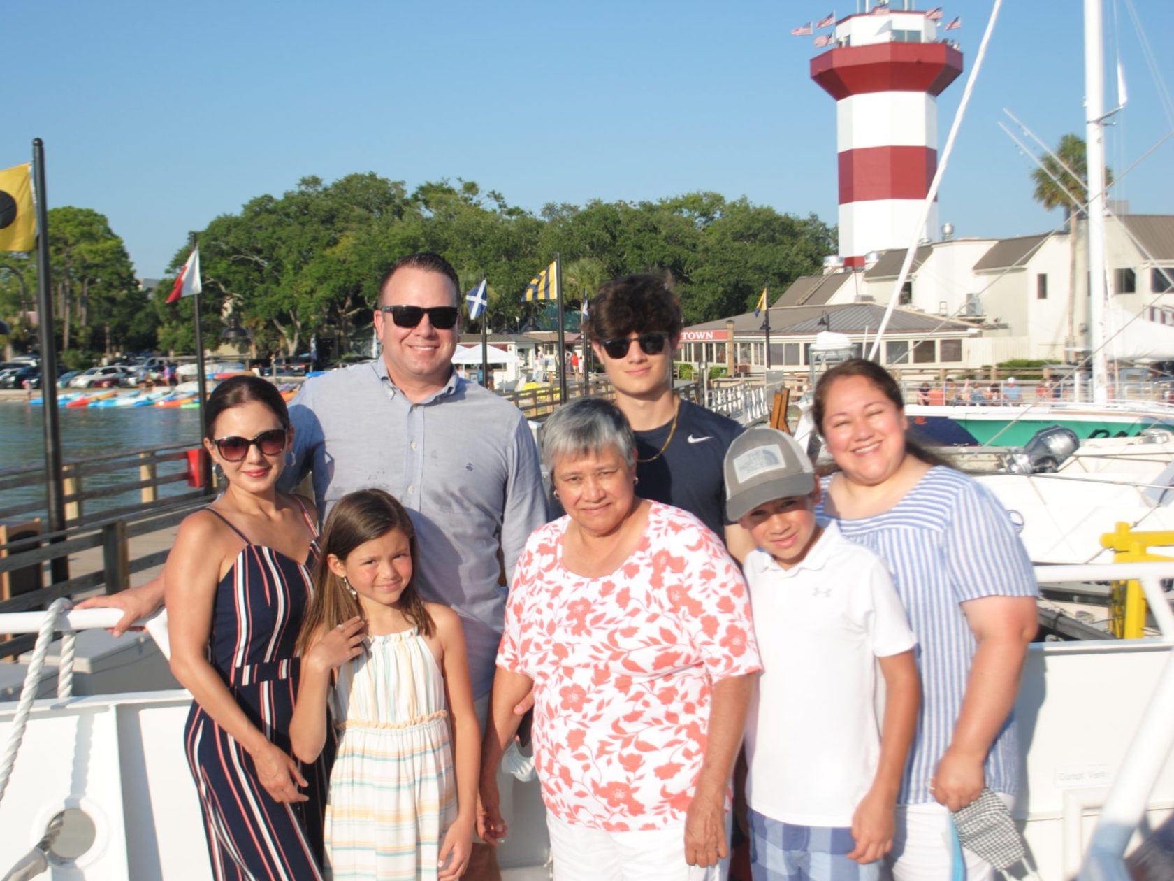 a group of people posing for the camera