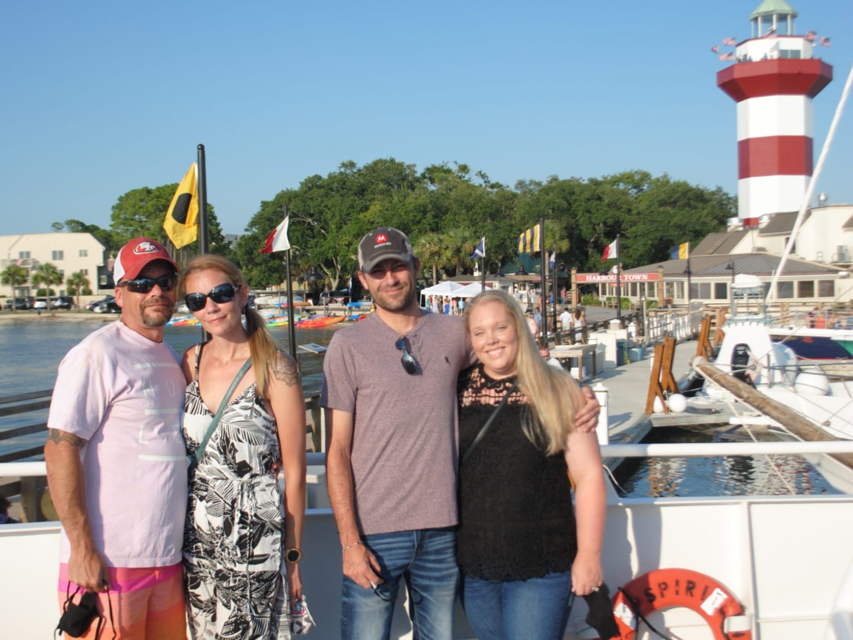 a group of people posing for the camera