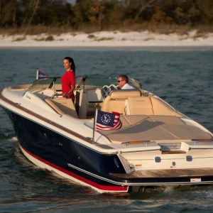 a small boat in a body of water